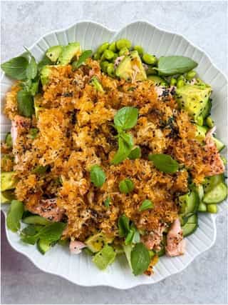 Photo of Crispy Rice Salmon Salad