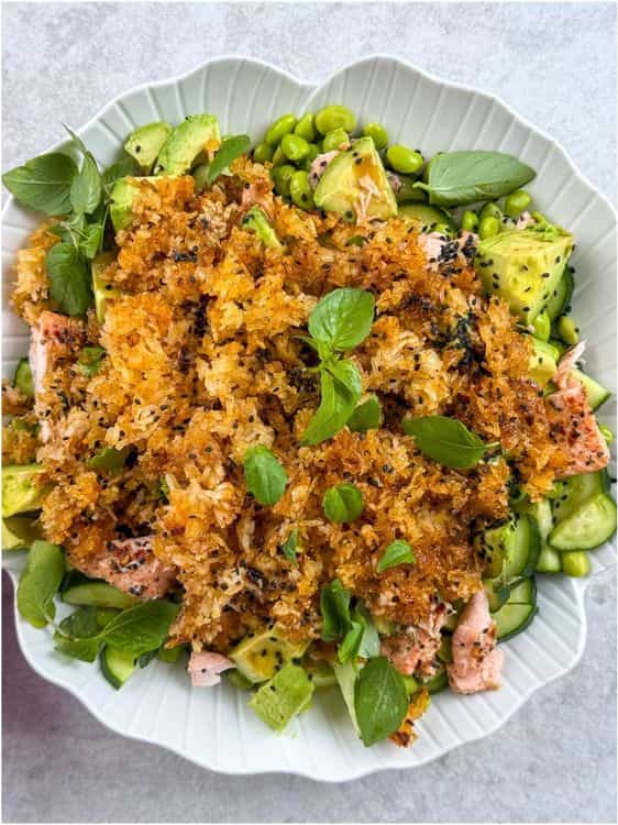 Photo of Crispy Rice Salmon Salad
